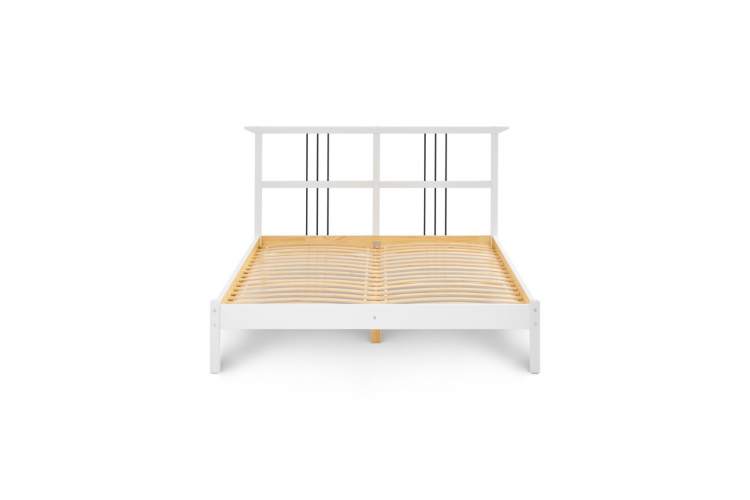 Кровать ВОЙВЫВ 140x200 Белый-6