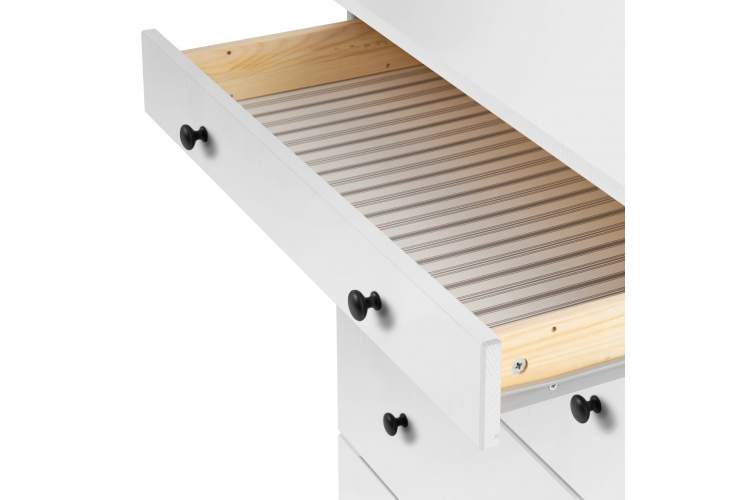 Комод ТИРАНА 5 ящиков 79 Белый-9