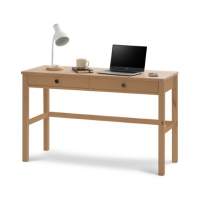 Письменный стол КЫМОР 121x47 Черный/Светло-коричневый