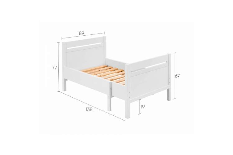 Кровать раздвижная СЫНОД 80х200 Белый-15