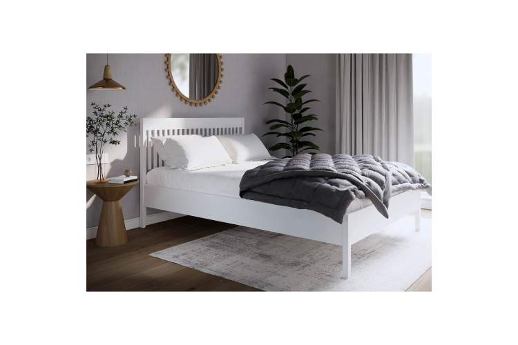 Кровать ИЛЕКСА 140х200 Белый-2