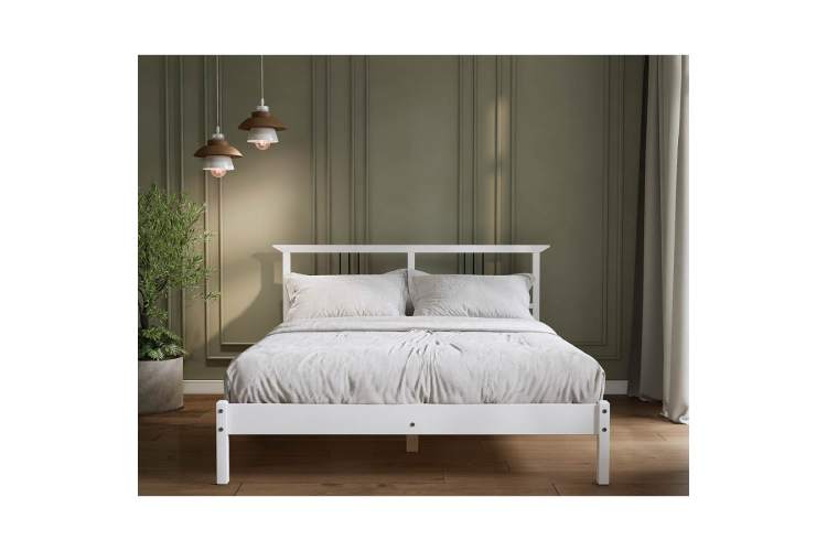 Кровать ВОЙВЫВ 160x200 Белый-2