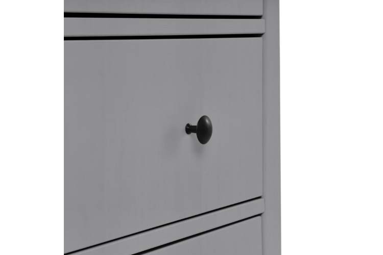 Комод КЫМОР 3 ящика Серый/Светло-коричневый-5