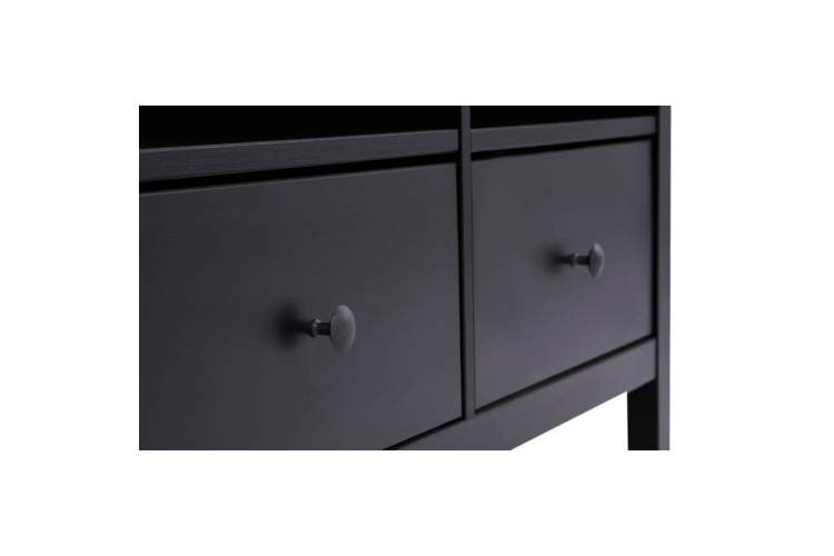 ТВ-тумба КЫМОР 148 Черный/Светло-коричневый-5