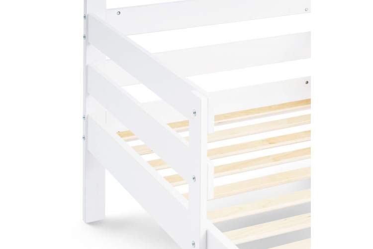 Кровать-домик детская ОШ 80х160 Белый-9