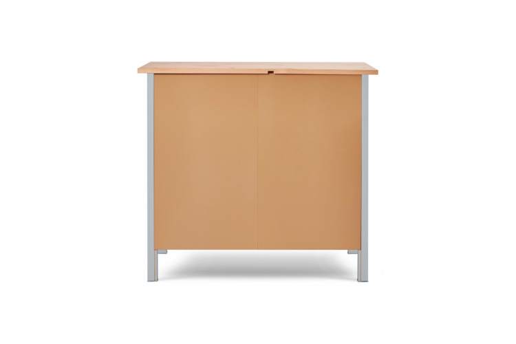 Комод КЫМОР 3 ящика Серый/Светло-коричневый-11