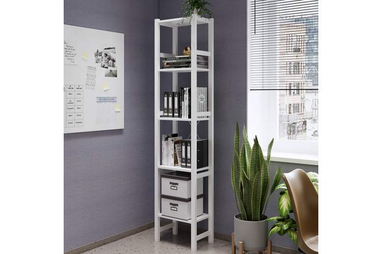 Этажерка УДОРА 5 полок 49х210х30 Белый-2