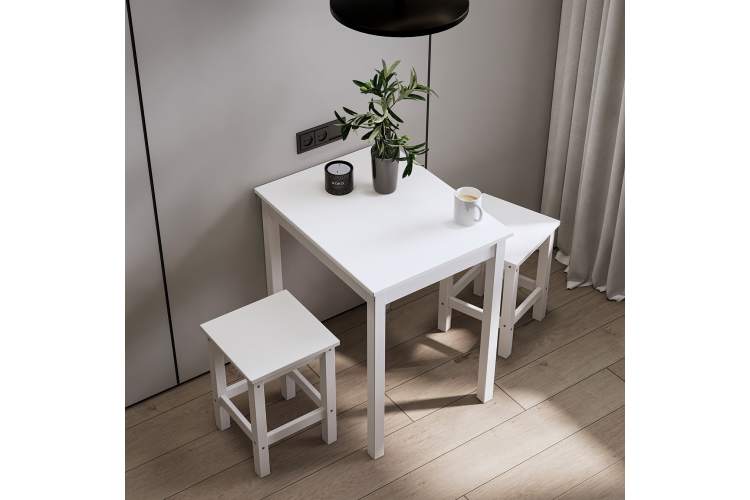 Стол обеденный ШОНДИ 70x55 Белый-4