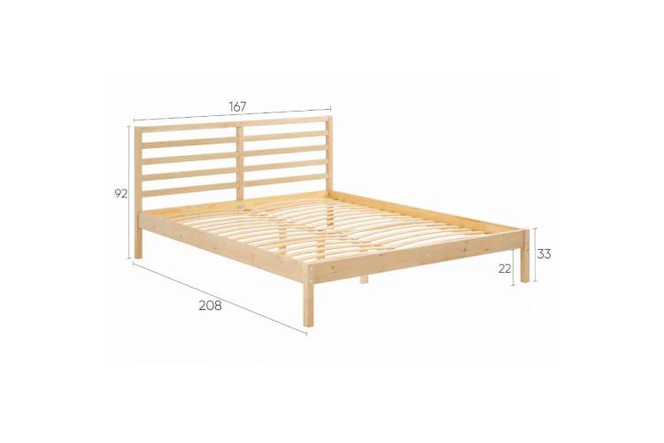 Кровать ТИРАНА 160х200 Без отделки-11