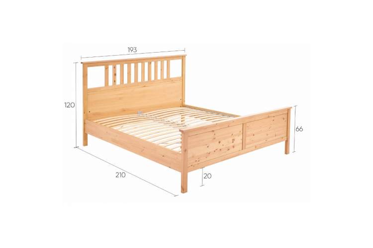 Кровать КЫМОР 180x200 Светло-коричневый-12