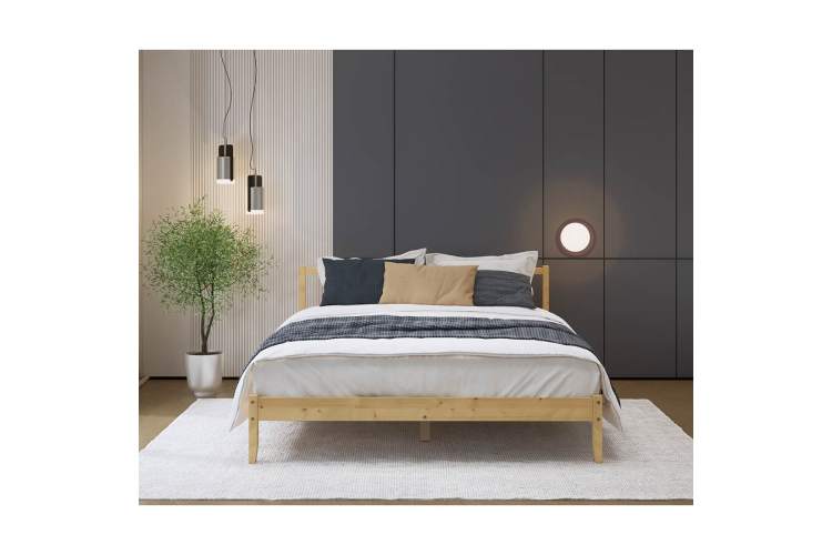 Кровать УСКАР 160х200 Прозрачный лак-2