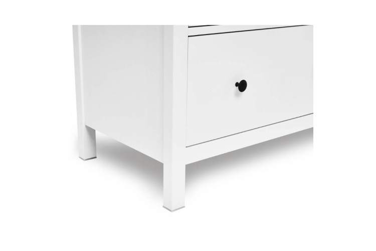 Комод КЫМОР 8 ящиков Белый/Светло-коричневый-10