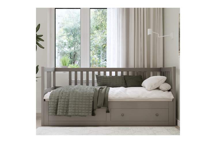 Кровать-кушетка КЫМОР с выдвижением 80x200 Серый-2