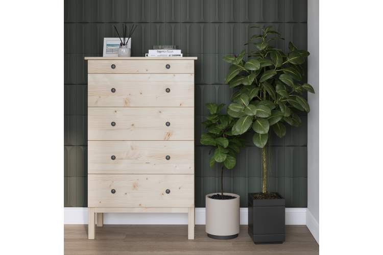 Комод ТИРАНА 5 ящиков 79 Без отделки-2