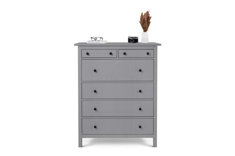 Комод КЫМОР 6 ящиков Серый-1