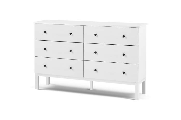 Комод ТИРАНА 6 ящиков Белый-5