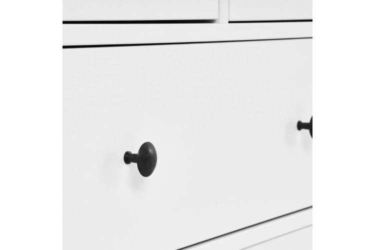 Комод КЫМОР 8 ящиков Белый/Светло-коричневый-8