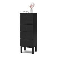 Комод ТИРАНА 5 ящиков 48 Черный