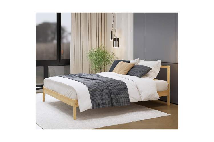 Кровать УСКАР 160х200 Прозрачный лак-3