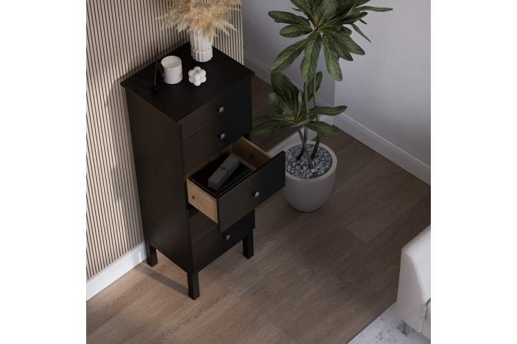 Комод ТИРАНА 5 ящиков 48 Черный-4