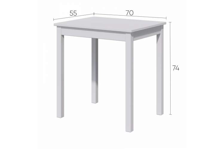 Стол обеденный ШОНДИ 70x55 Белый-10