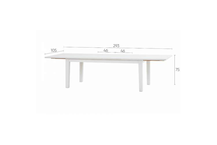 Раздвижной стол ШАНЬ 201/293x105-20