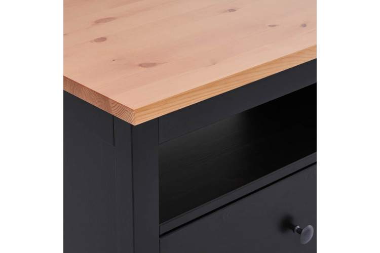 ТВ-тумба КЫМОР 183 Черный/Светло-коричневый-6