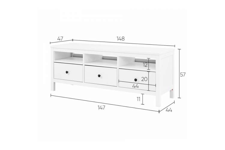 ТВ-тумба КЫМОР 148 Белый-10