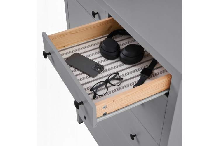 Комод КЫМОР 6 ящиков Серый-7