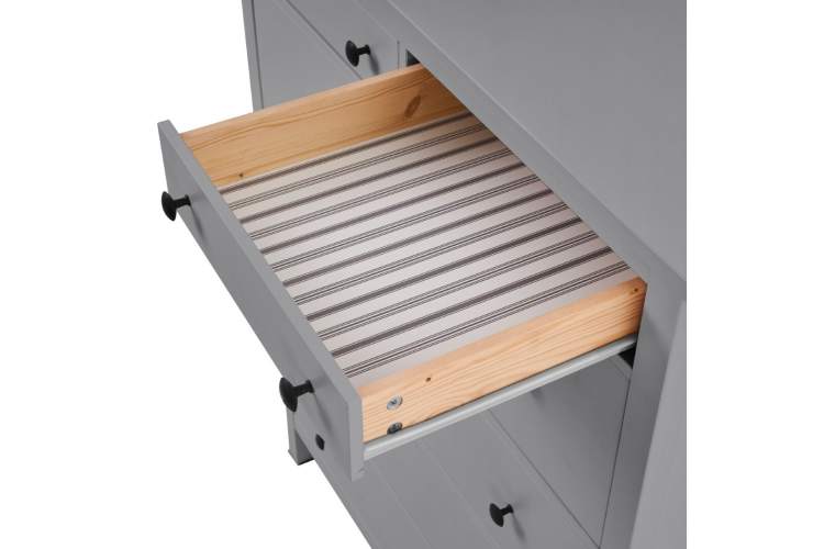 Комод КЫМОР 6 ящиков Серый-6