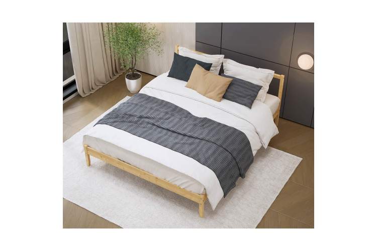 Кровать УСКАР 160х200 Прозрачный лак-4