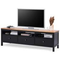 ТВ-тумба КЫМОР 183 Черный/Светло-коричневый