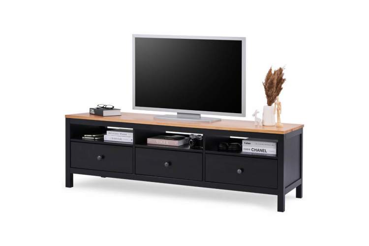 ТВ-тумба КЫМОР 183 Черный/Светло-коричневый