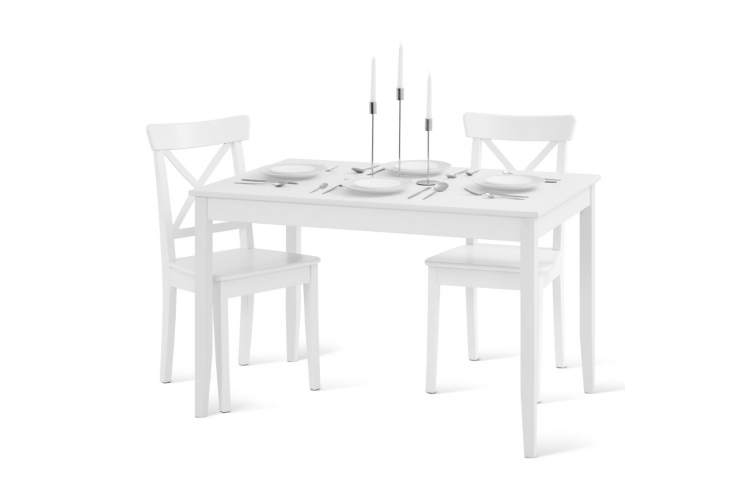 Стол обеденный ЛЫМ 118x74 Белый