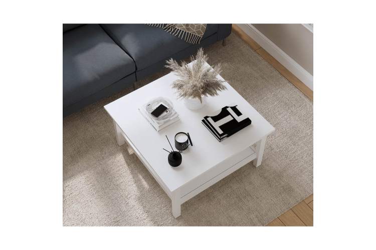 Журнальный стол КЫМОР 90х90 Белый-4