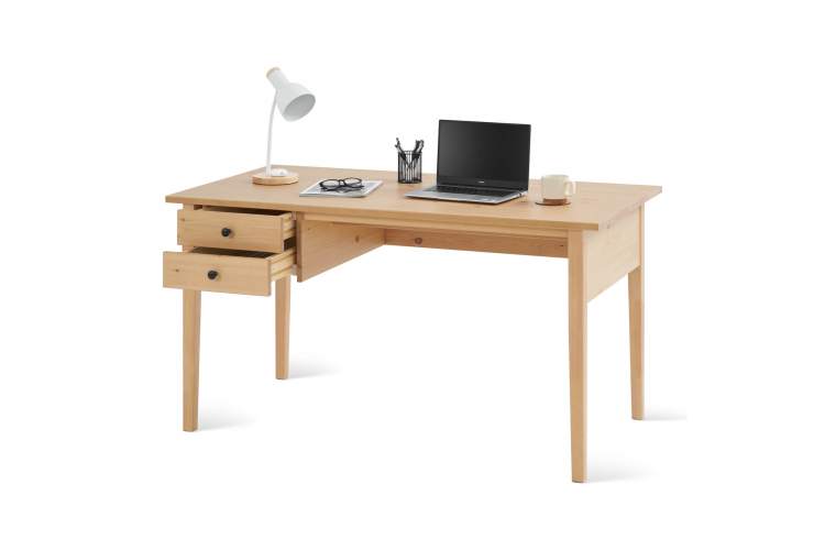 Письменный стол ВУХТЫМ 140x70 Светло-коричневый-5
