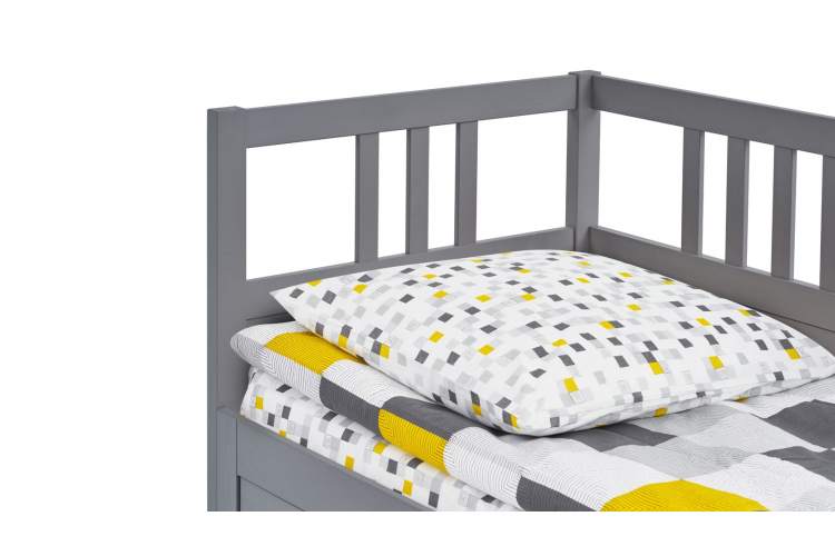 Кровать-кушетка КЫМОР с выдвижением 80x200 Серый-8