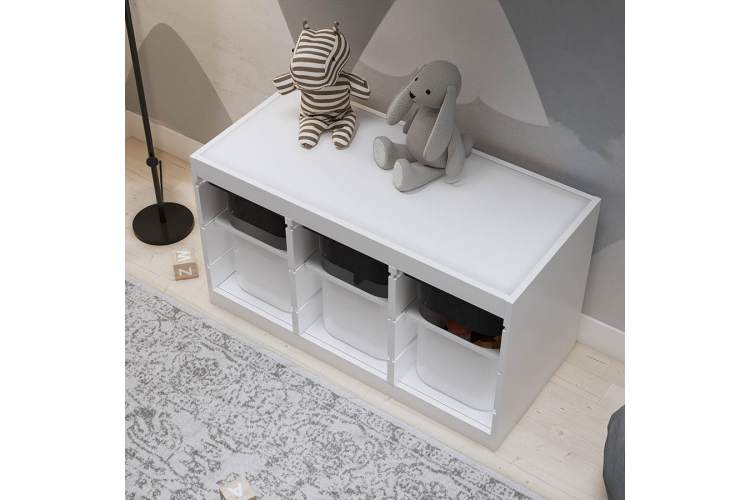 Каркас стеллажа СЫНОД 94х52х44 Белый-4