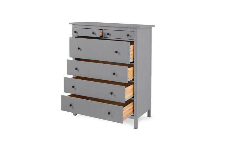 Комод КЫМОР 6 ящиков Серый-4