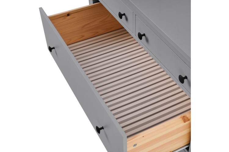 Комод КЫМОР 6 ящиков Серый-8