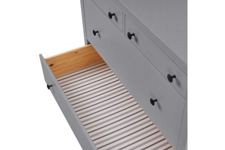 Комод КЫМОР 6 ящиков Серый-9