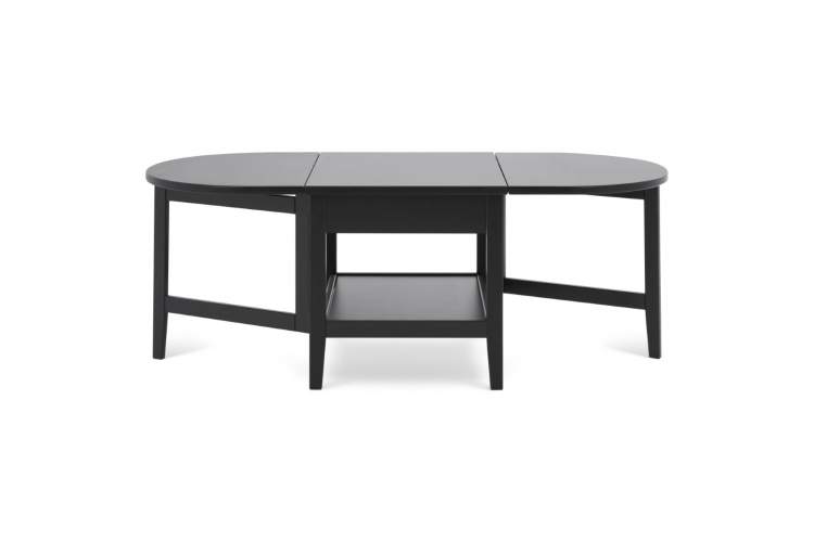 Журнальный стол ВУХТЫМ с ящиком 140х65 Черный-17