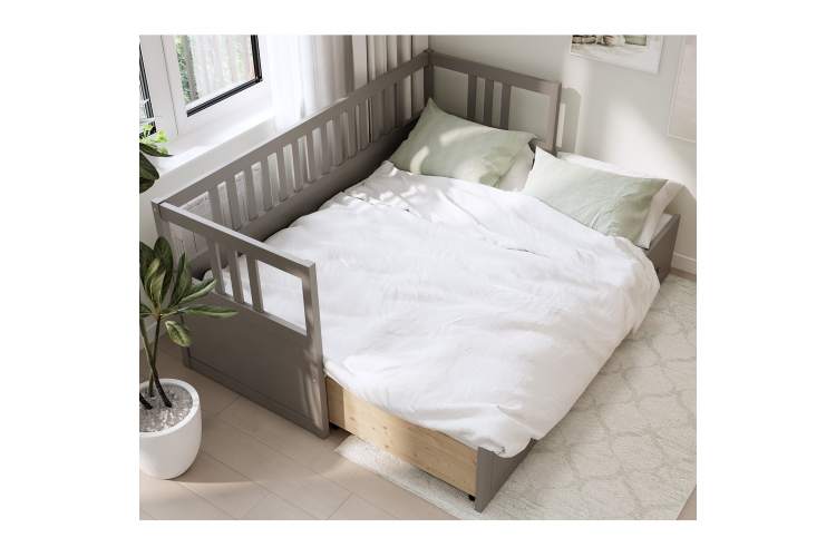 Кровать-кушетка КЫМОР с выдвижением 80x200 Серый-4