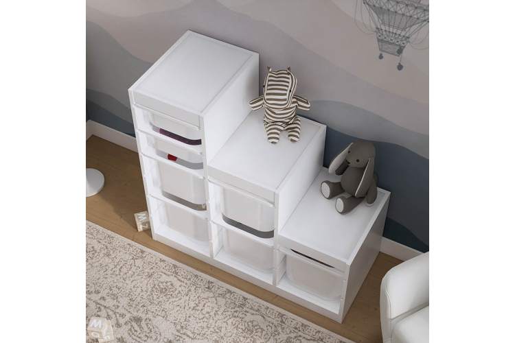 Каркас стеллажа СЫНОД 94х91х44 Белый-4