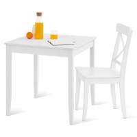 Стол обеденный ЛЫМ 74x74 Белый