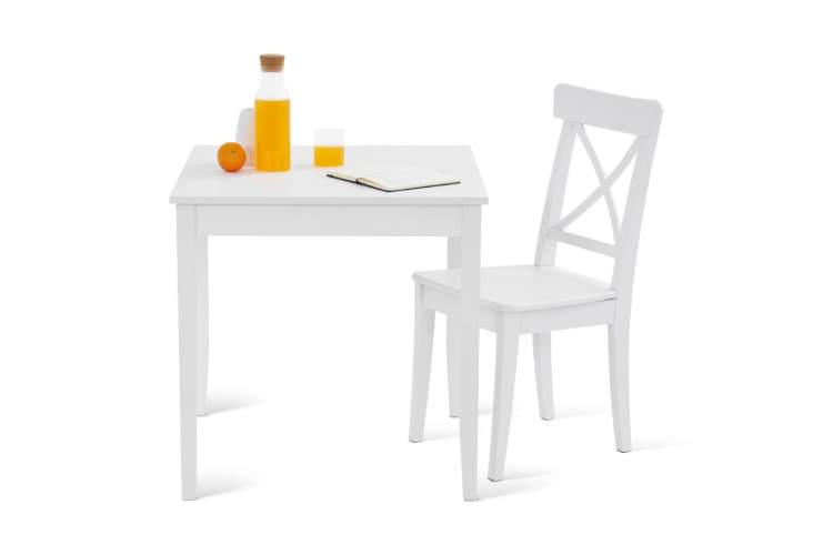 Стол обеденный ЛЫМ 74x74 Белый-1