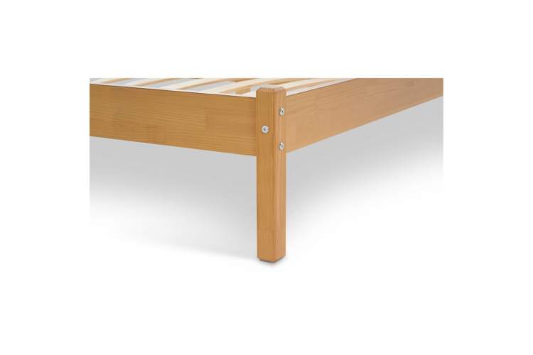 Кровать ВОЙВЫВ 140x200 Светло-коричневый-10