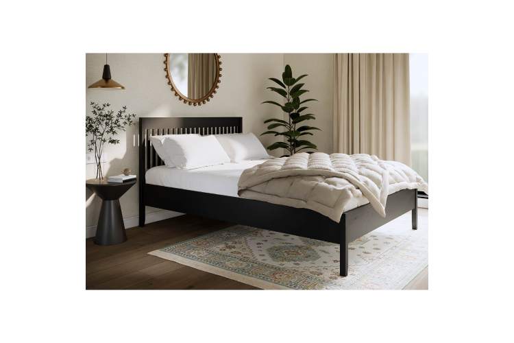 Кровать ИЛЕКСА 140х200 Черный-2