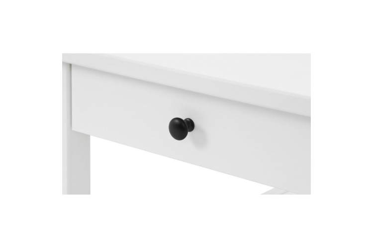 Журнальный стол ВУХТЫМ с ящиком 140х65 Белый-13