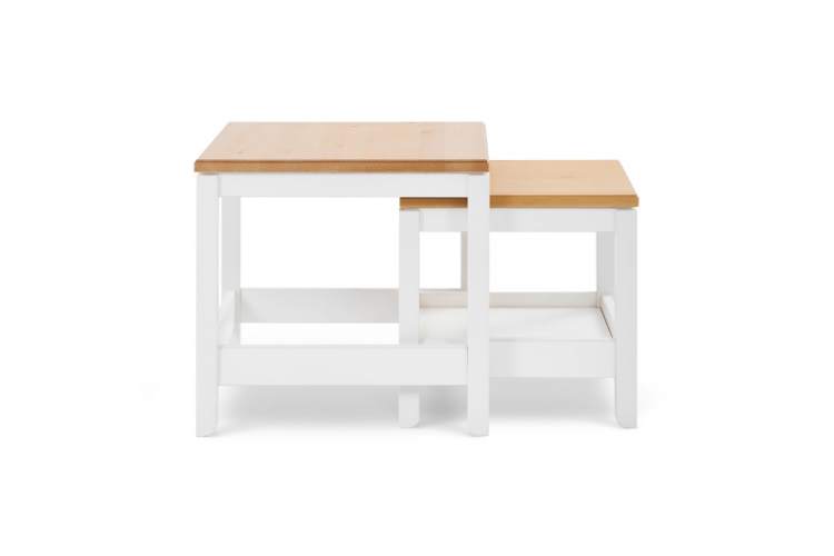 Комплект столиков КОДЗУВ Белый/Светло-коричневый-7